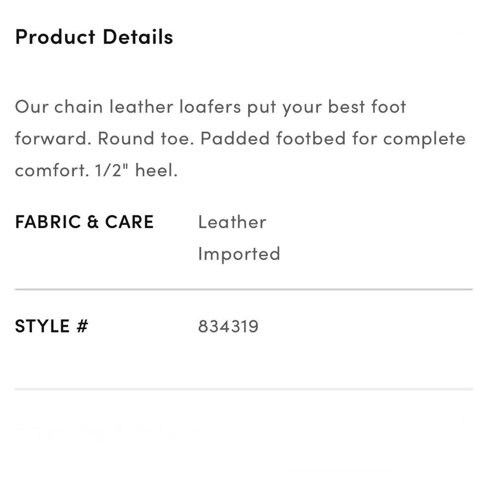 ANN TAYLOR NEW 10 10.5 Chain Leather Loafers in Pearl Shadow • Old Money Classic - Picture 11 of 14